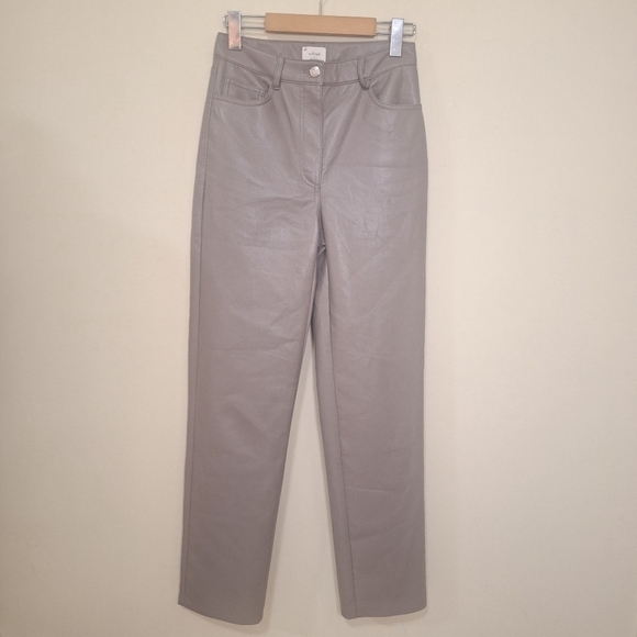 Aritzia Melina Faux Leather Pants SZ 2 NWOT - Picture 2 of 11